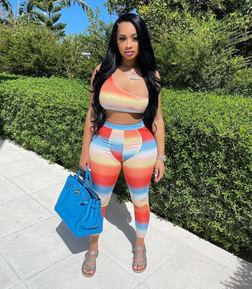 One Shoulder Two Piece